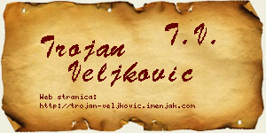 Trojan Veljković vizit kartica